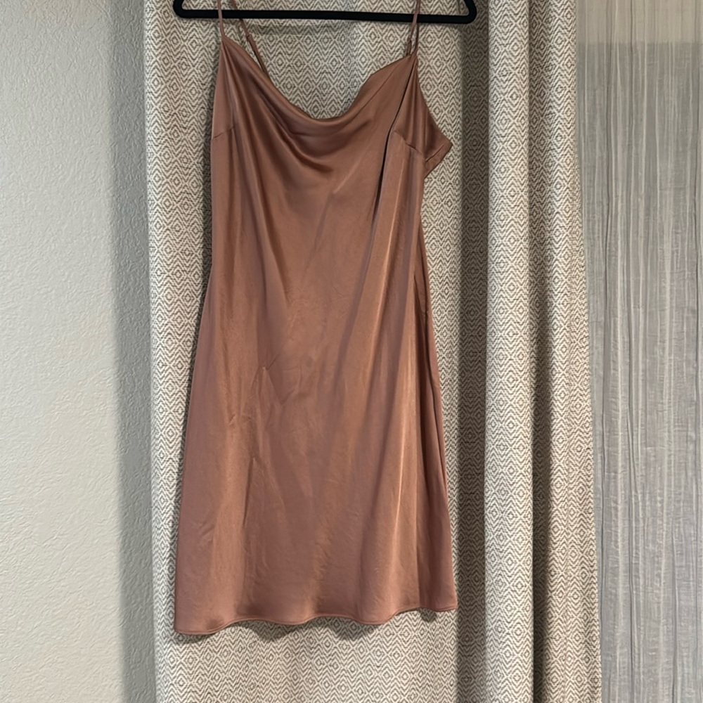 Express Satin Dress, Size Large
